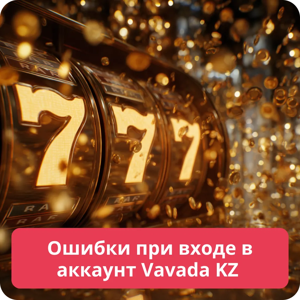Ошибки при входе в аккаунт Vavada KZ